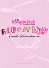 Load image into Gallery viewer, Blueprint lash extensions training manual